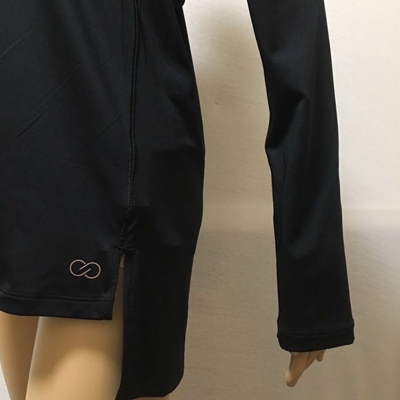 Calia Mesh Sheer Workout Active Black Top Medium M - Picture 6 of 8